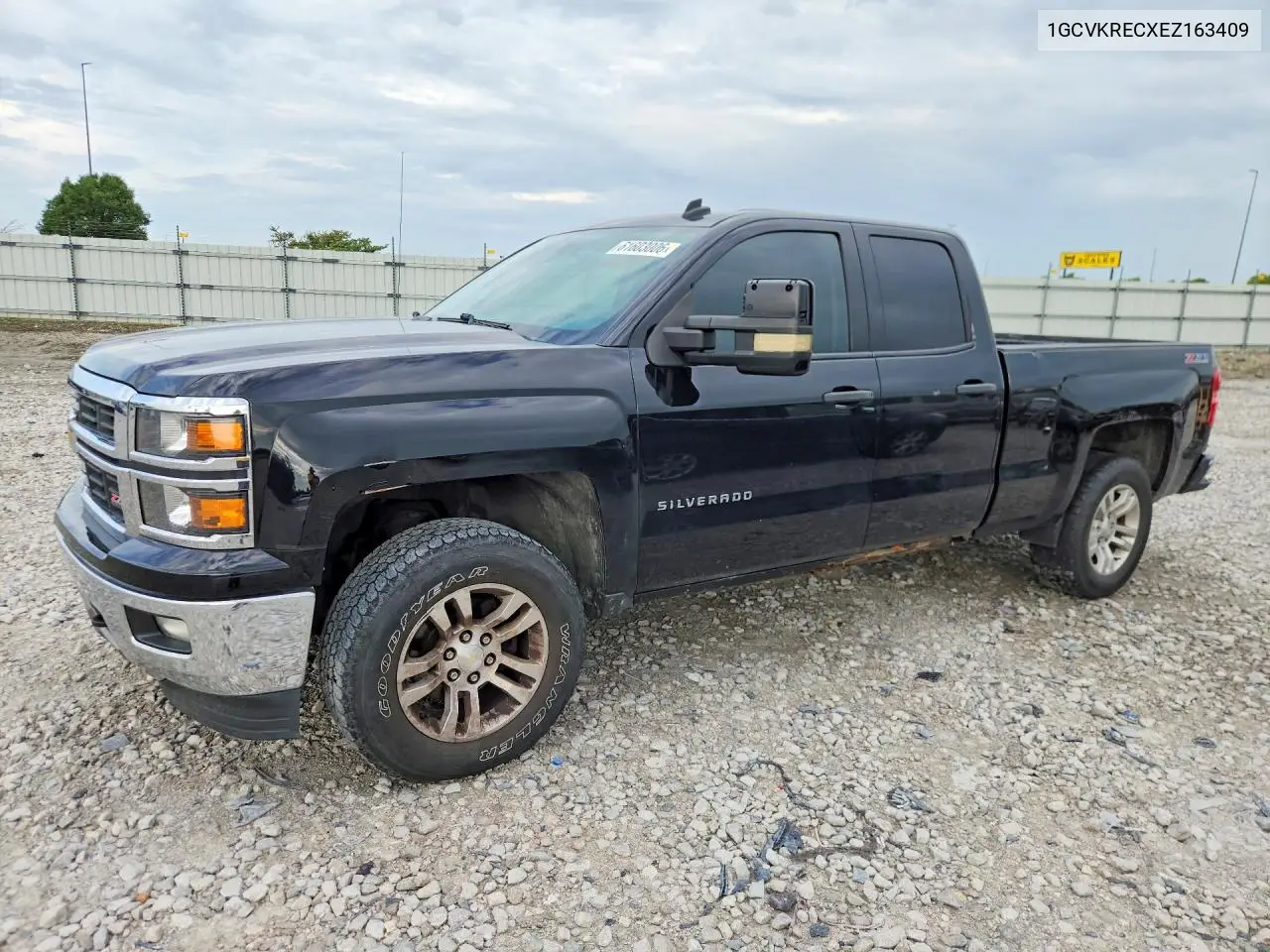 2014 Chevrolet Silverado K1500 Lt VIN: 1GCVKRECXEZ163409 Lot: 61603006