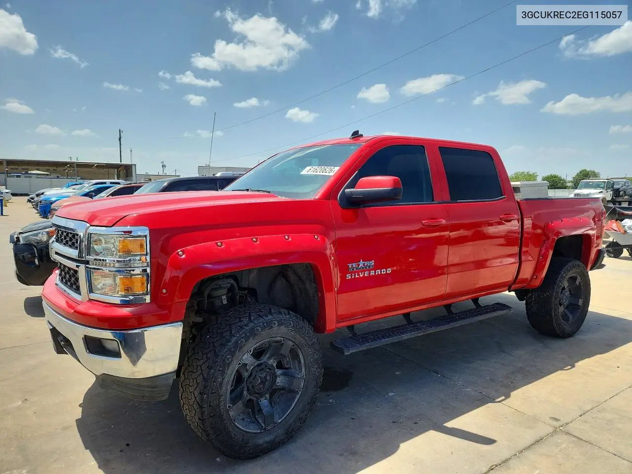 2014 Chevrolet Silverado K1500 Lt VIN: 3GCUKREC2EG115057 Lot: 61620626