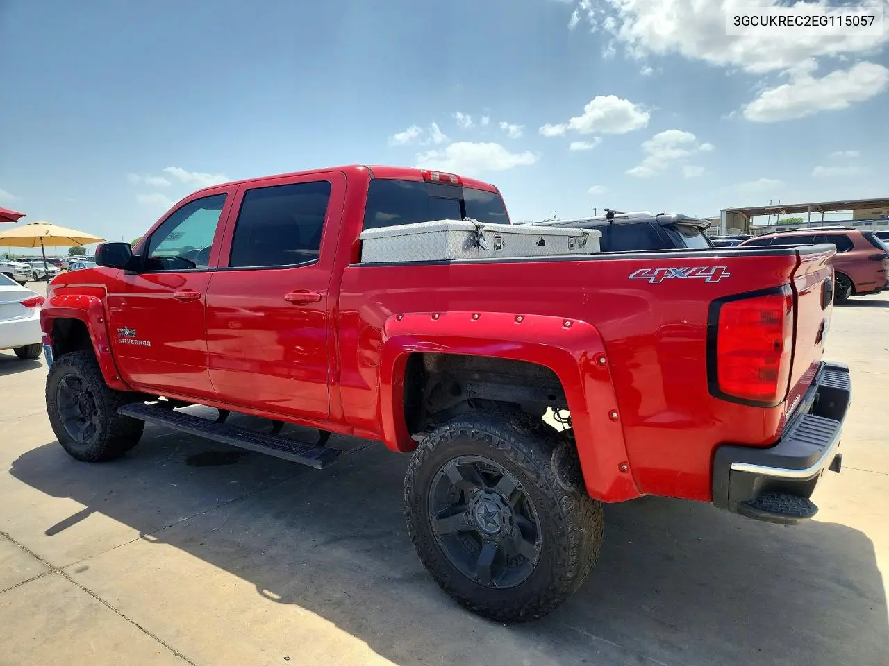2014 Chevrolet Silverado K1500 Lt VIN: 3GCUKREC2EG115057 Lot: 61620626