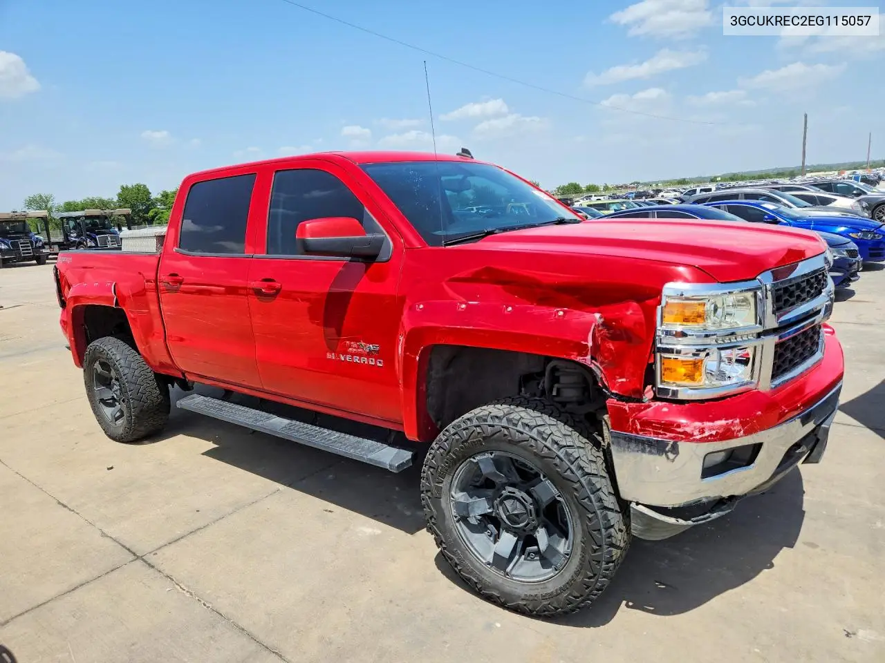 2014 Chevrolet Silverado K1500 Lt VIN: 3GCUKREC2EG115057 Lot: 61620626