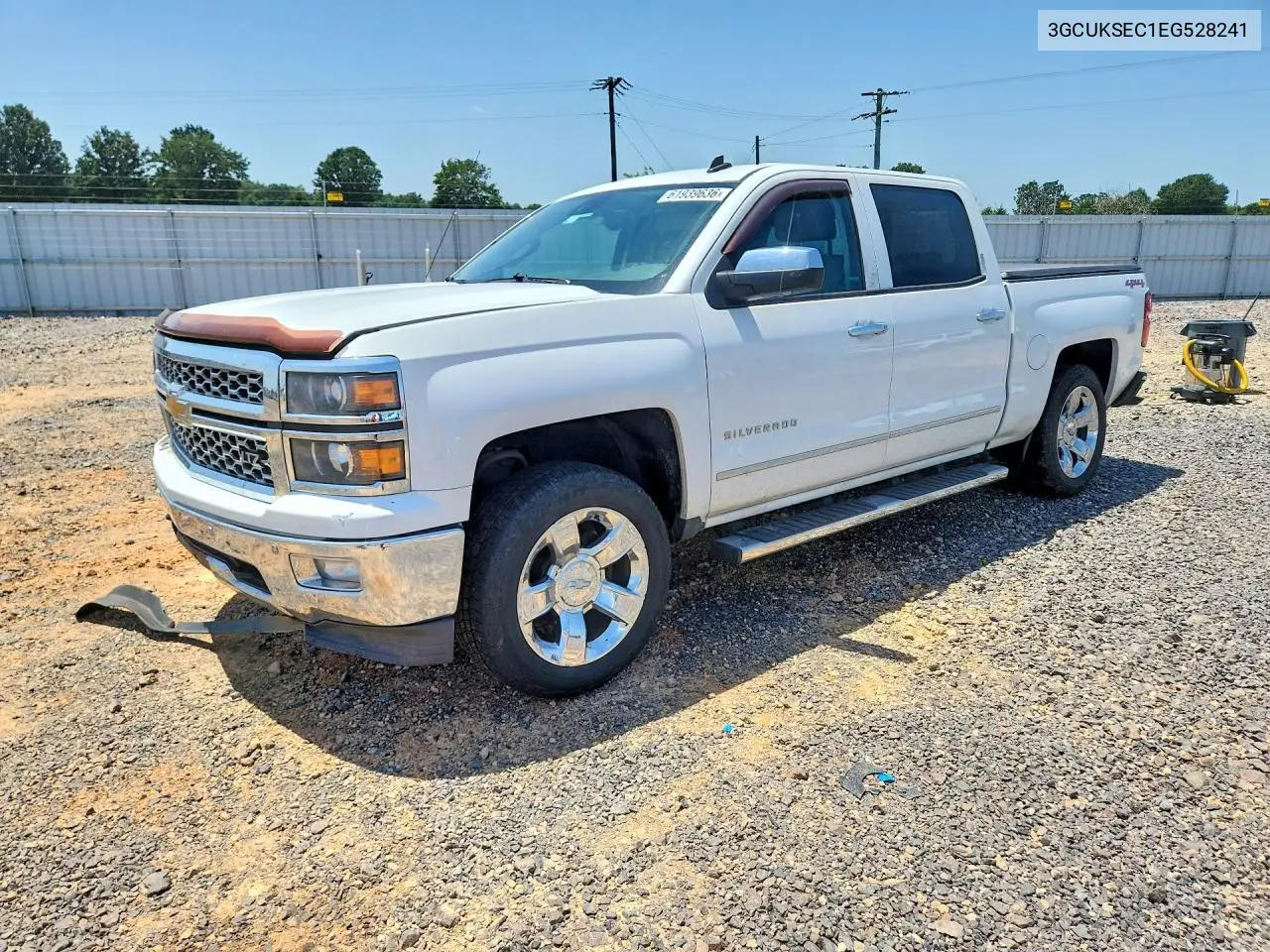 2014 Chevrolet Silverado K1500 Ltz VIN: 3GCUKSEC1EG528241 Lot: 61939636