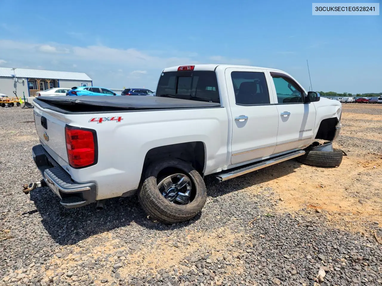 2014 Chevrolet Silverado K1500 Ltz VIN: 3GCUKSEC1EG528241 Lot: 61939636