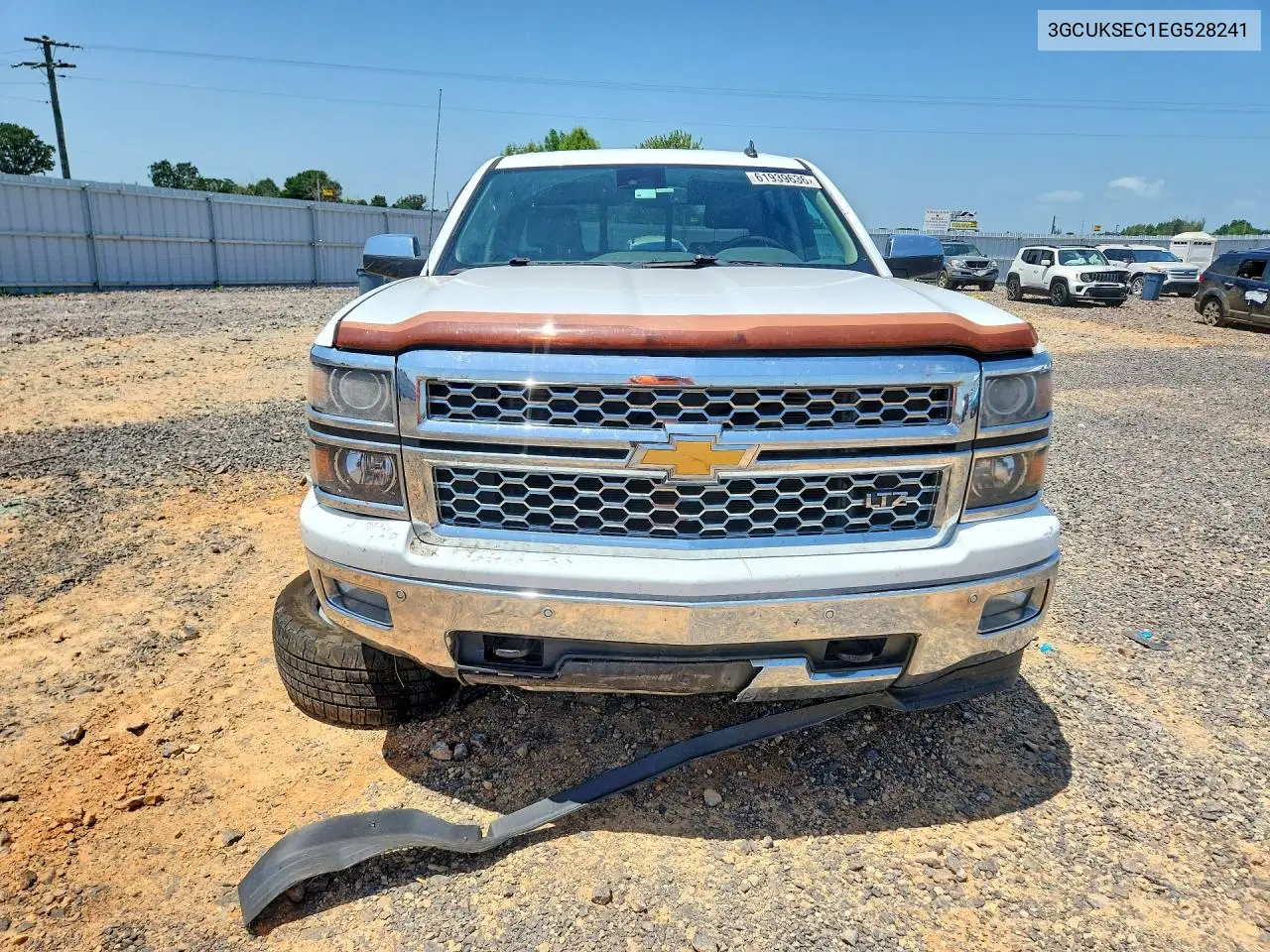 2014 Chevrolet Silverado K1500 Ltz VIN: 3GCUKSEC1EG528241 Lot: 61939636