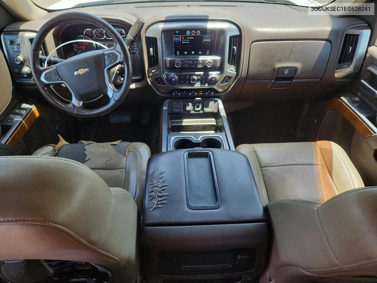 2014 Chevrolet Silverado K1500 Ltz VIN: 3GCUKSEC1EG528241 Lot: 61939636