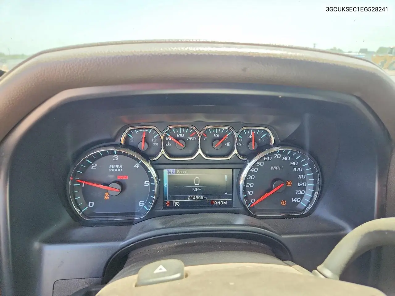 2014 Chevrolet Silverado K1500 Ltz VIN: 3GCUKSEC1EG528241 Lot: 61939636