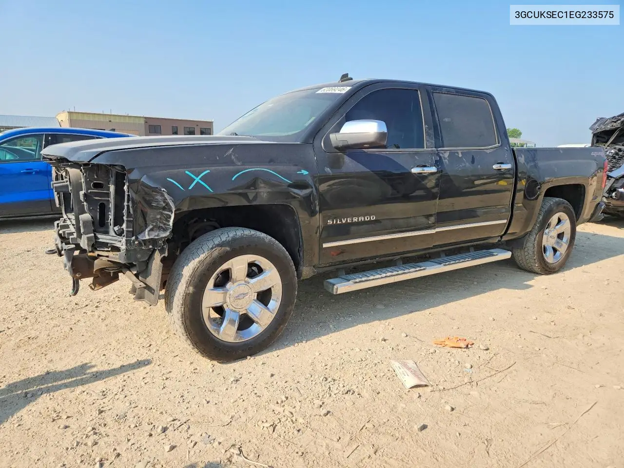 2014 Chevrolet Silverado K1500 Ltz VIN: 3GCUKSEC1EG233575 Lot: 62069246