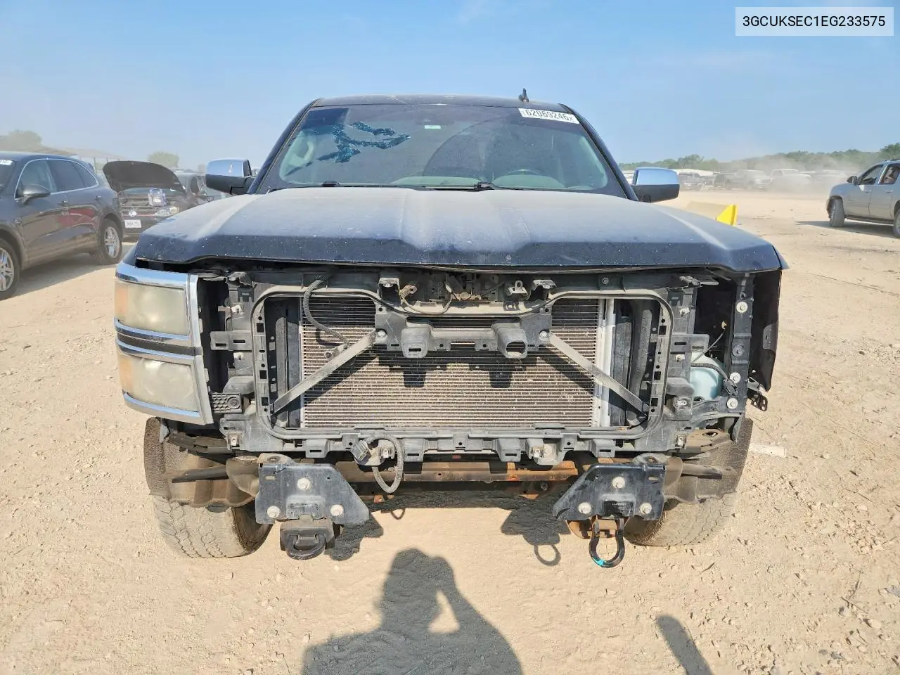 2014 Chevrolet Silverado K1500 Ltz VIN: 3GCUKSEC1EG233575 Lot: 62069246