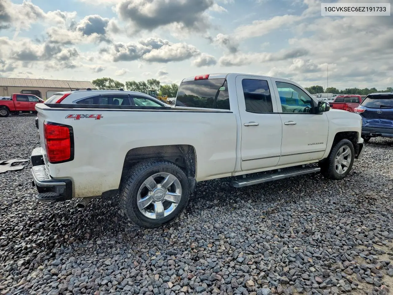 2014 Chevrolet Silverado K1500 Ltz VIN: 1GCVKSEC6EZ191733 Lot: 62122926