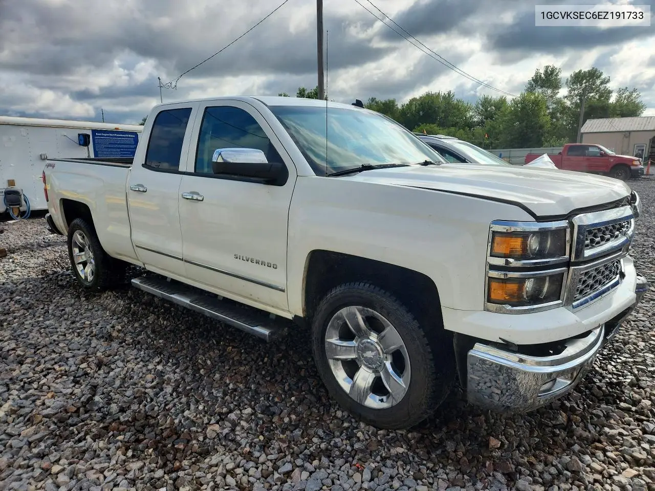 2014 Chevrolet Silverado K1500 Ltz VIN: 1GCVKSEC6EZ191733 Lot: 62122926