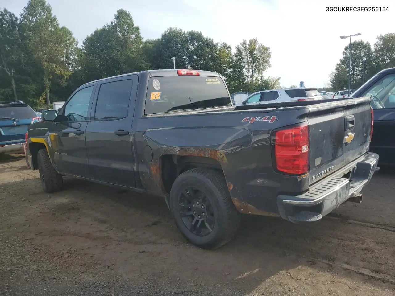 3GCUKREC3EG256154 2014 Chevrolet Silverado K1500 Lt