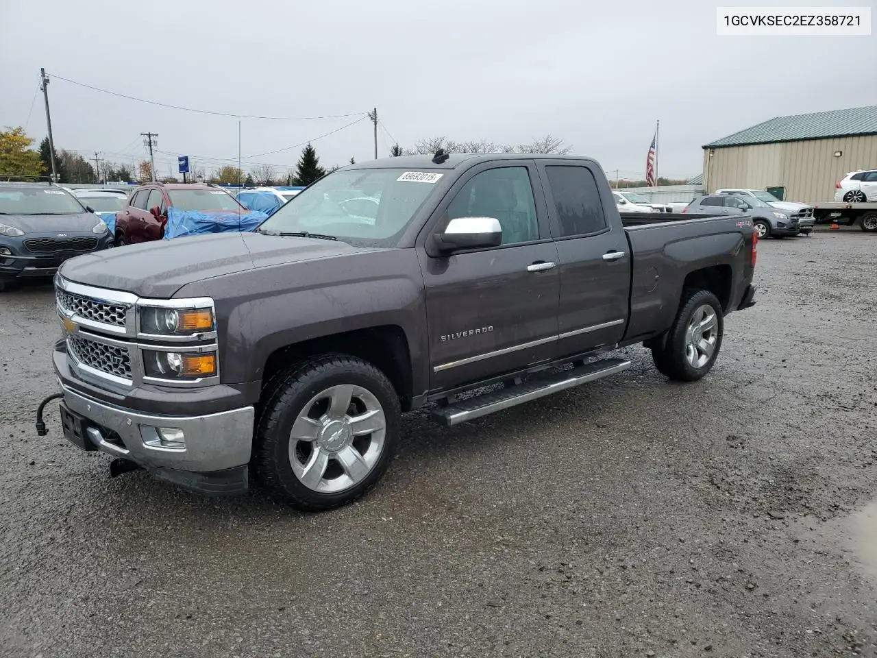 1GCVKSEC2EZ358721 2014 Chevrolet Silverado K1500 Ltz