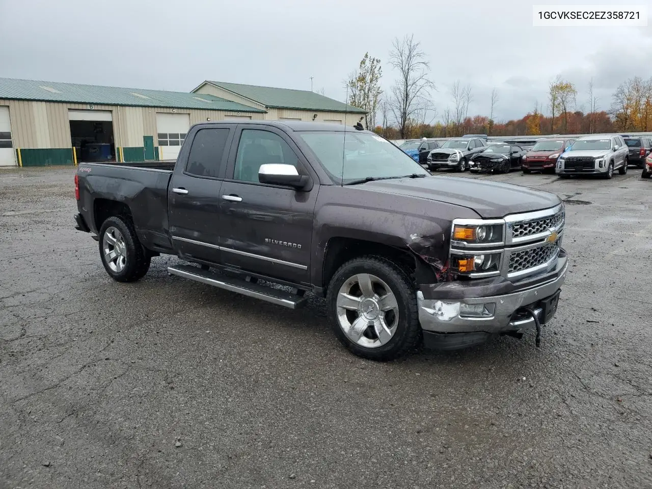 1GCVKSEC2EZ358721 2014 Chevrolet Silverado K1500 Ltz