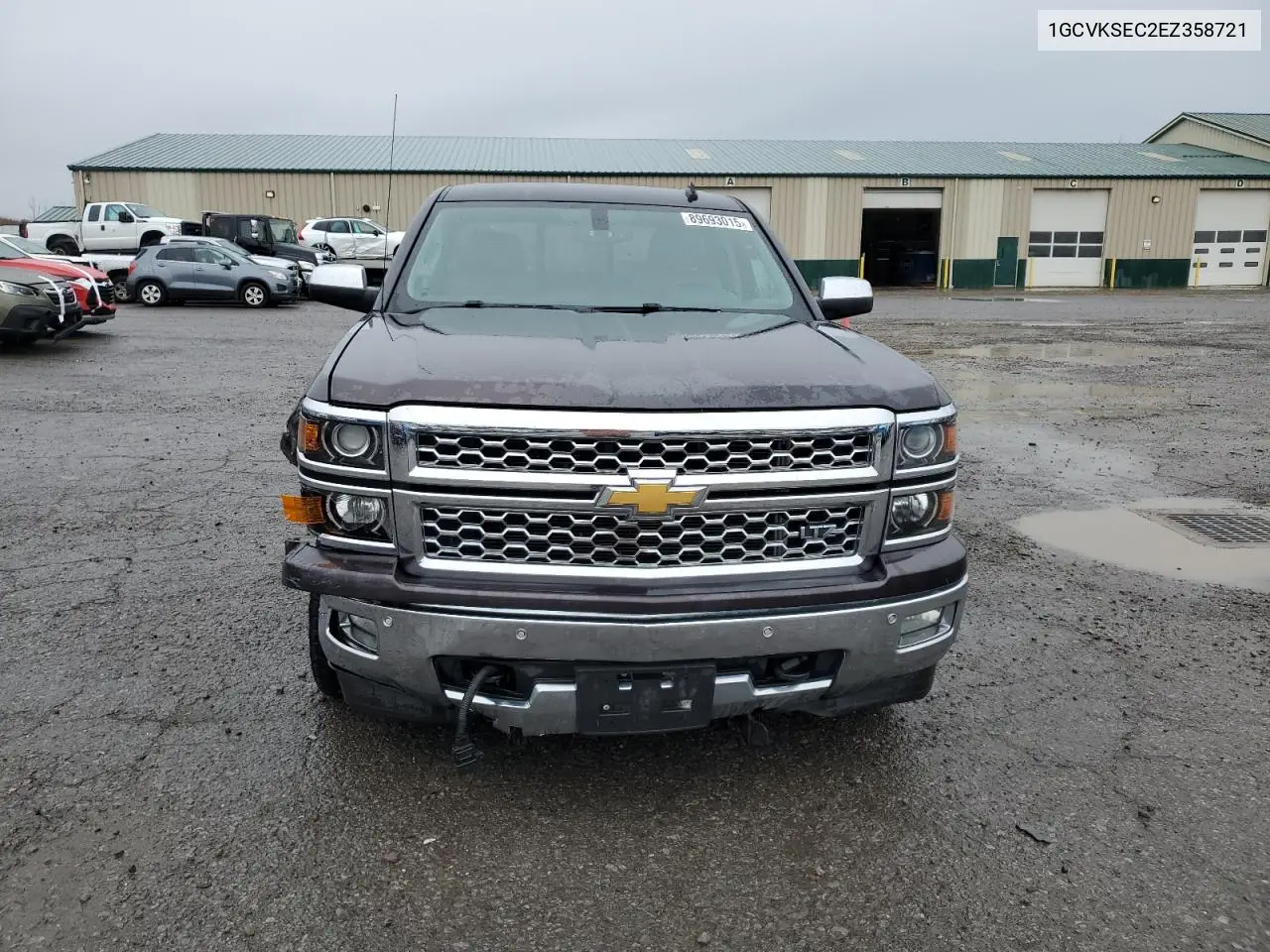 1GCVKSEC2EZ358721 2014 Chevrolet Silverado K1500 Ltz