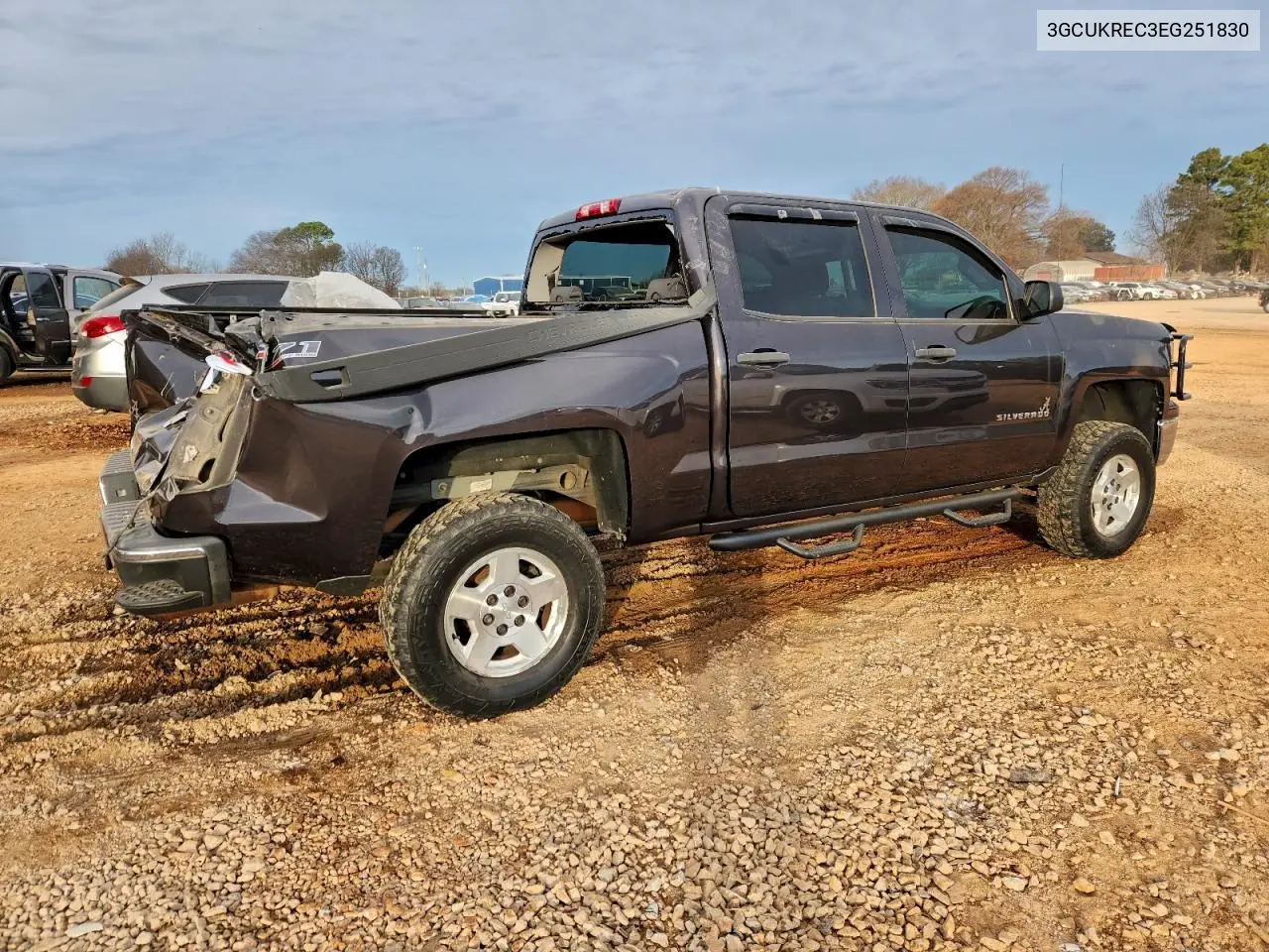 3GCUKREC3EG251830 2014 Chevrolet Silverado K1500 Lt