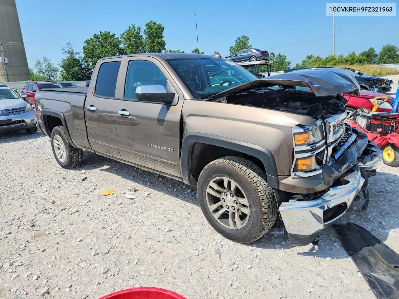2015 Chevrolet Silverado K1500 Lt VIN: 1GCVKREH9FZ321963 Lot: 58799426