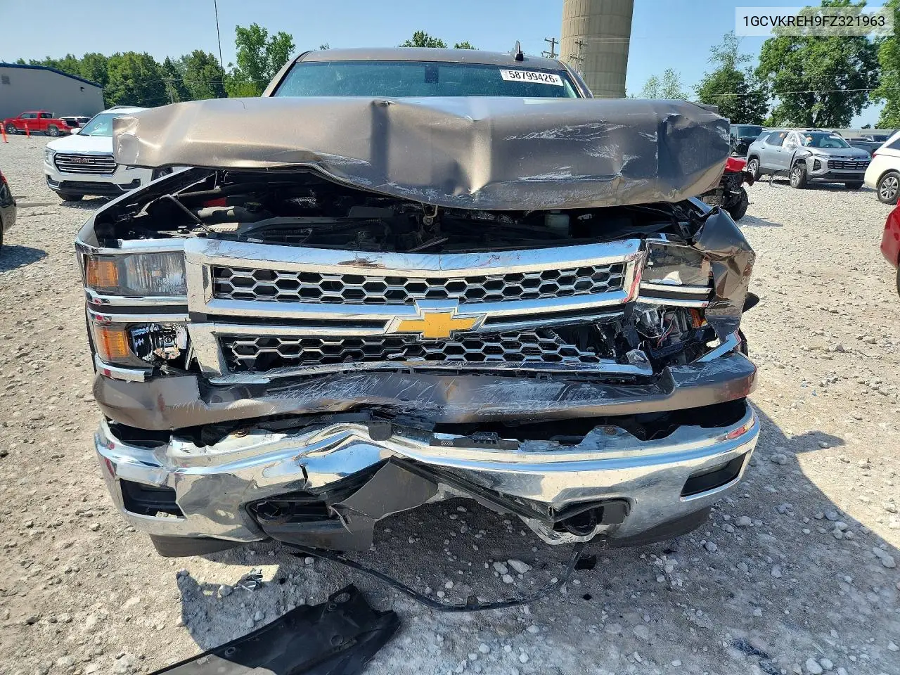 2015 Chevrolet Silverado K1500 Lt VIN: 1GCVKREH9FZ321963 Lot: 58799426