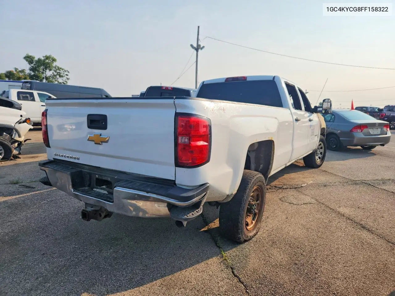 2015 Chevrolet Silverado K3500 VIN: 1GC4KYCG8FF158322 Lot: 60205366
