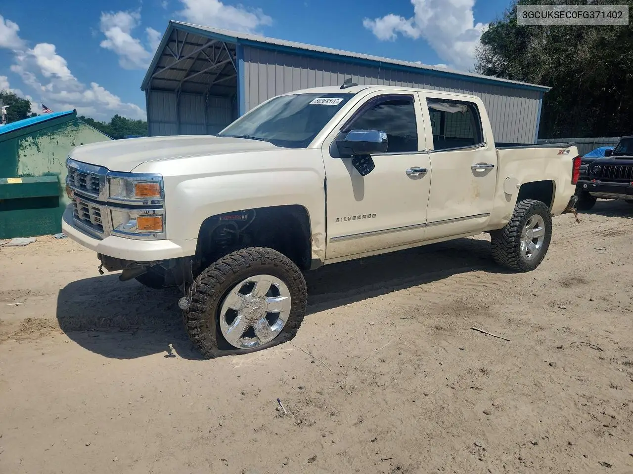 2015 Chevrolet Silverado K1500 Ltz VIN: 3GCUKSEC0FG371402 Lot: 60369516