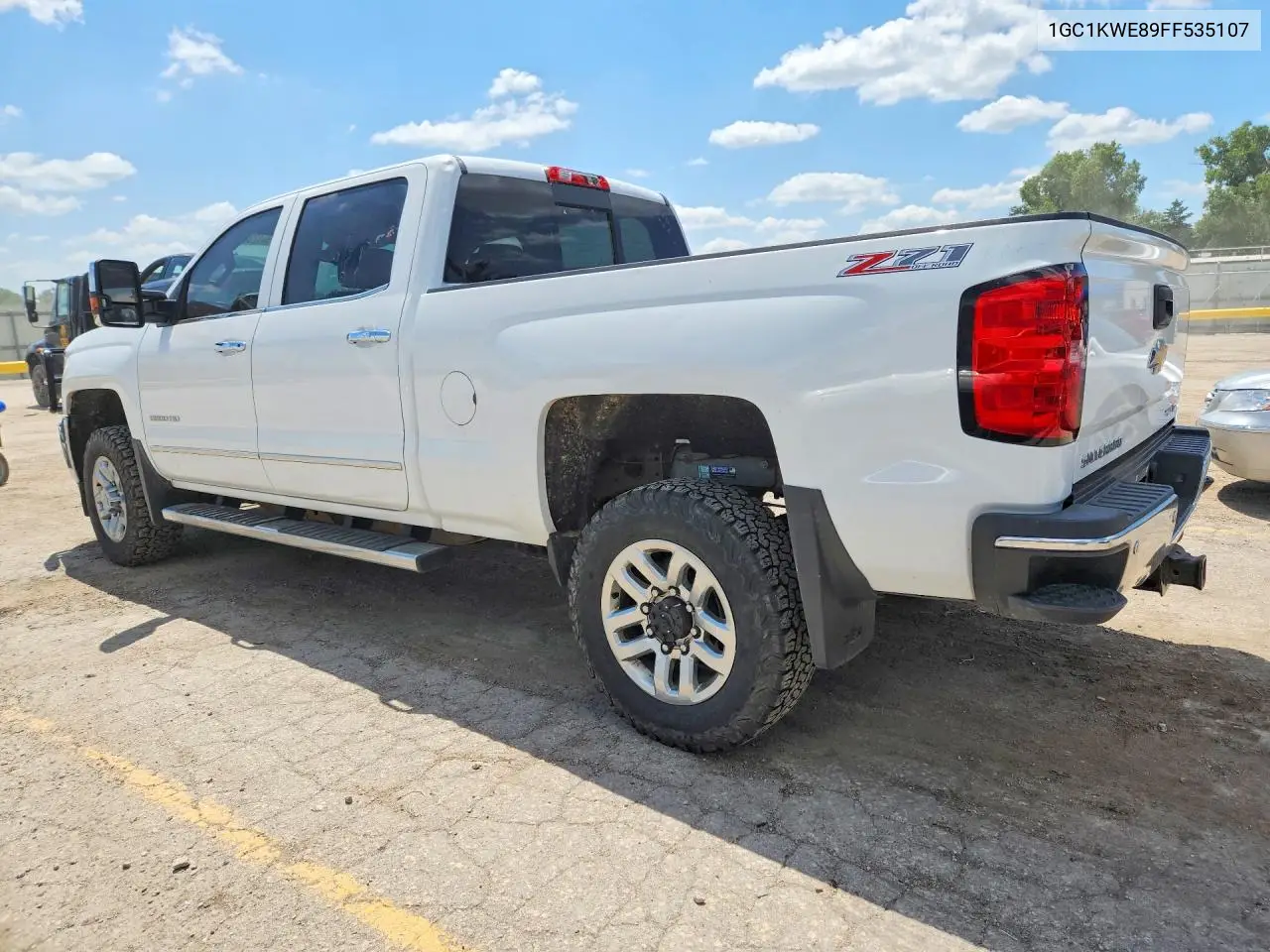 2015 Chevrolet Silverado K2500 Heavy Duty Ltz VIN: 1GC1KWE89FF535107 Lot: 60423836