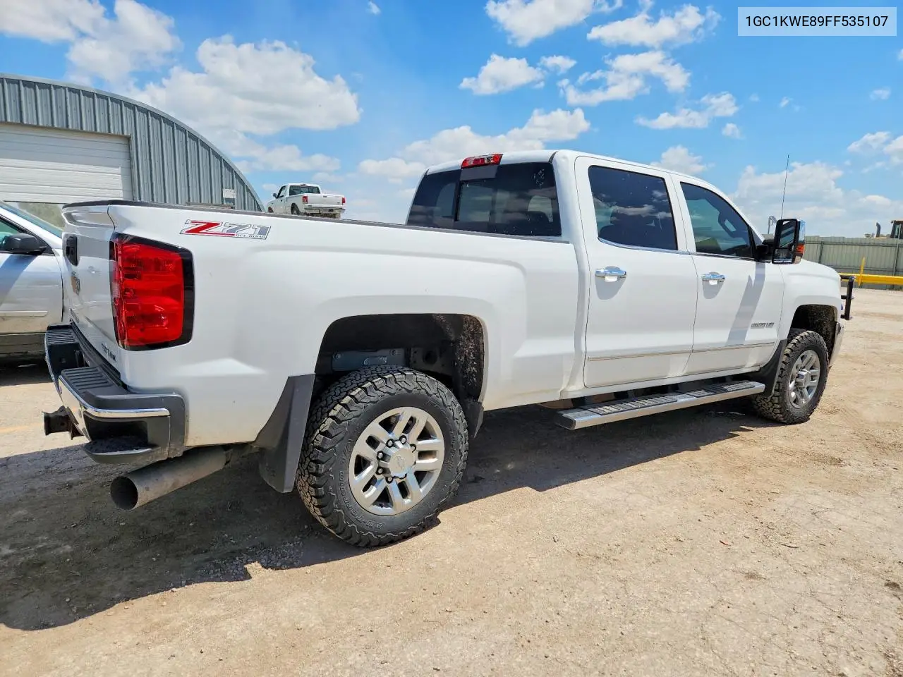 2015 Chevrolet Silverado K2500 Heavy Duty Ltz VIN: 1GC1KWE89FF535107 Lot: 60423836