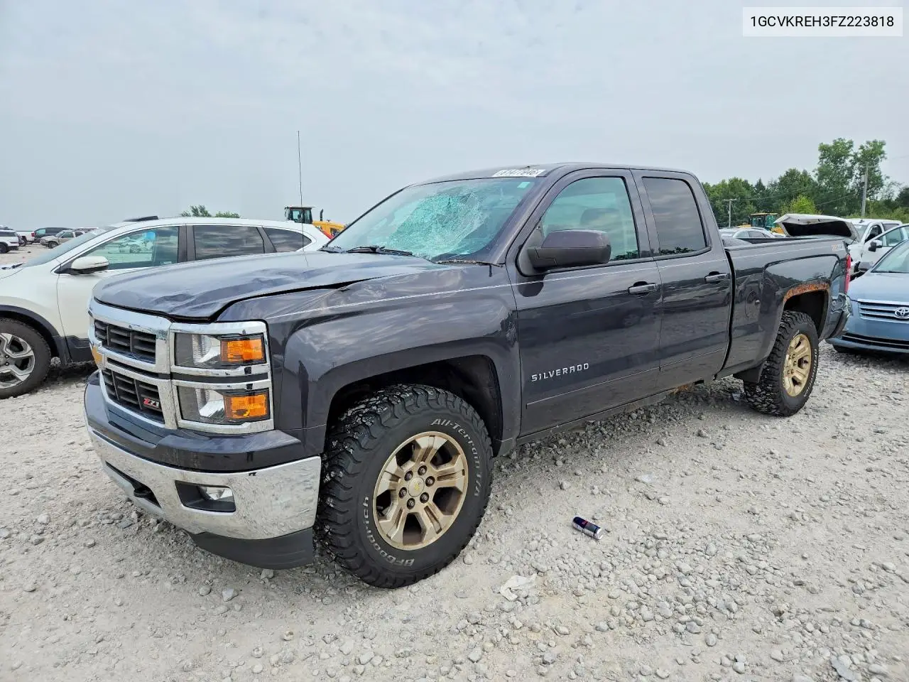 2015 Chevrolet Silverado K1500 Lt VIN: 1GCVKREH3FZ223818 Lot: 61477946