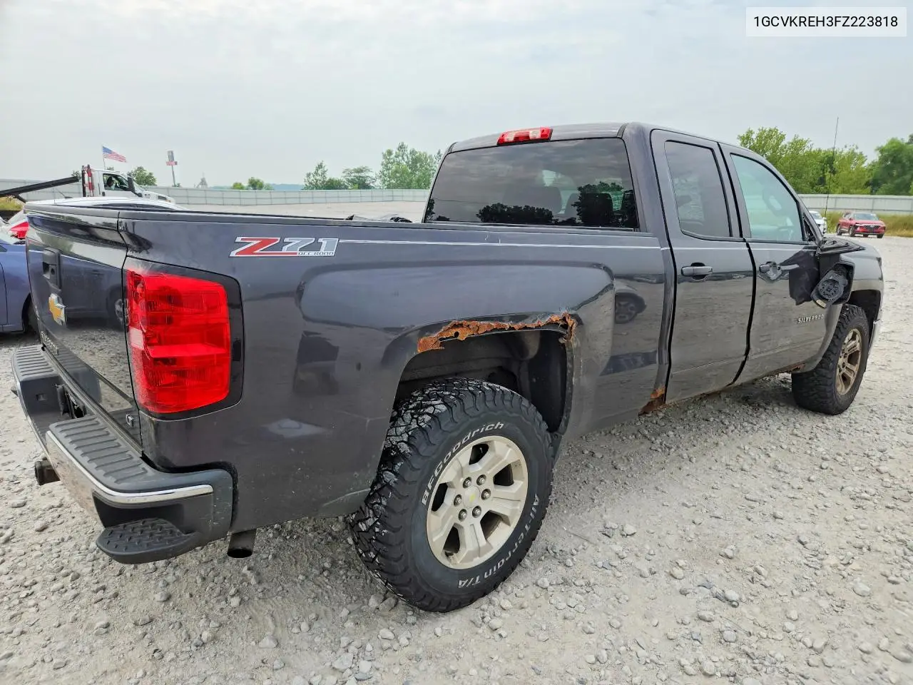 2015 Chevrolet Silverado K1500 Lt VIN: 1GCVKREH3FZ223818 Lot: 61477946