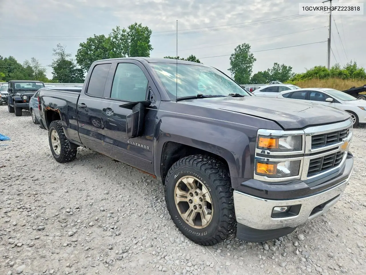 2015 Chevrolet Silverado K1500 Lt VIN: 1GCVKREH3FZ223818 Lot: 61477946