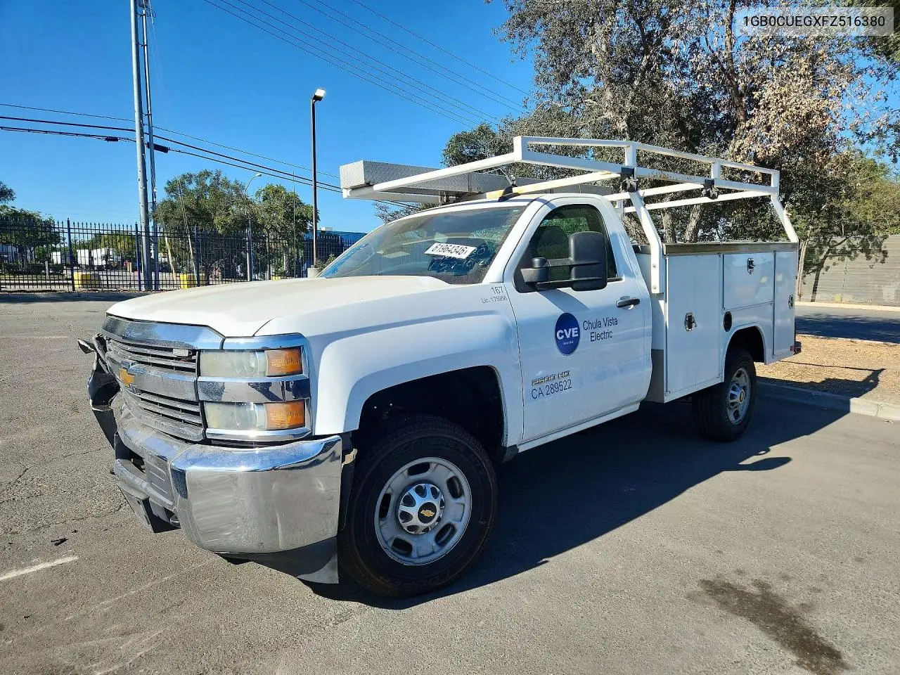 2015 Chevrolet Silverado C2500 Heavy Duty VIN: 1GB0CUEGXFZ516380 Lot: 61964346
