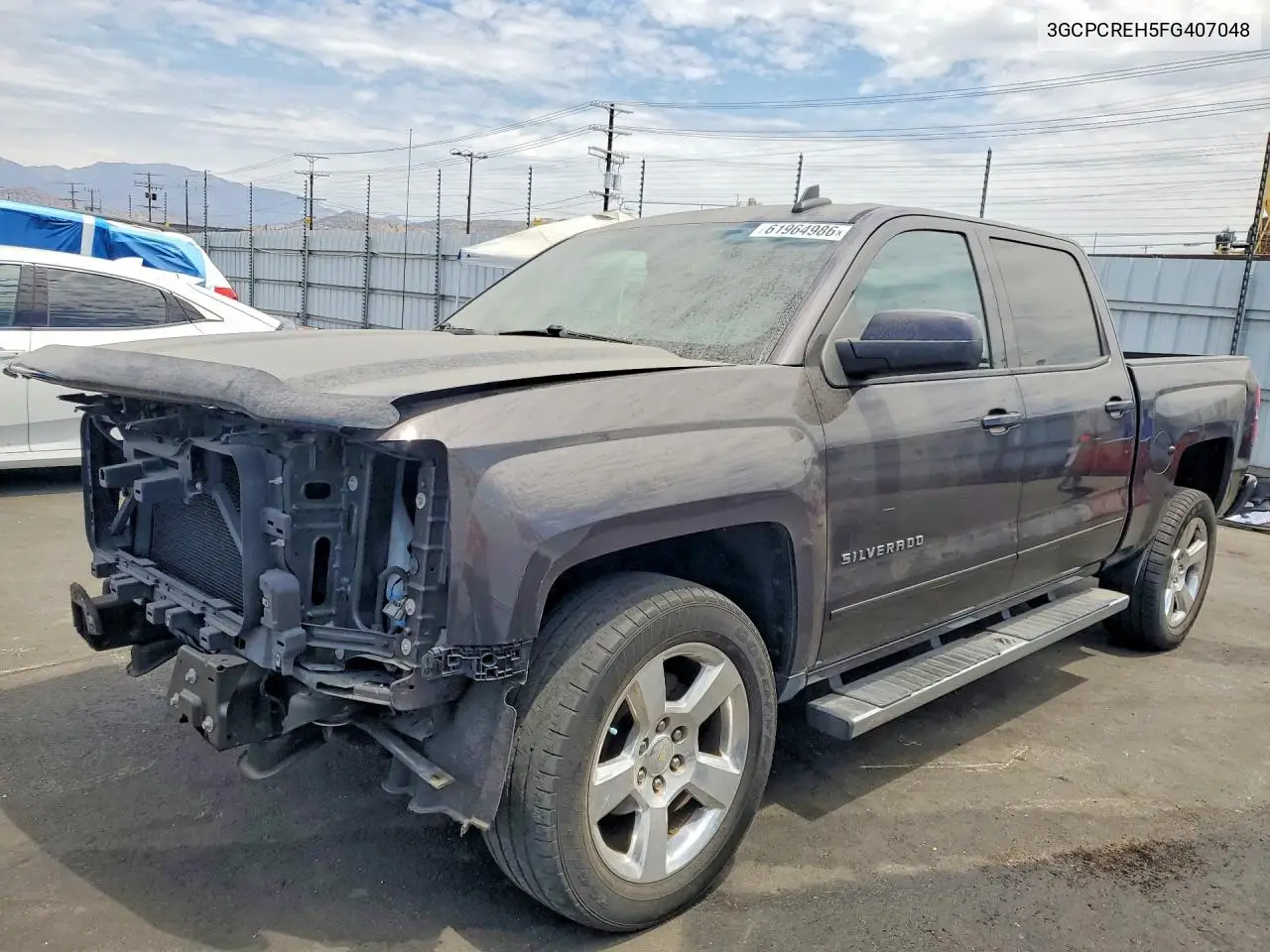 2015 Chevrolet Silverado C1500 Lt VIN: 3GCPCREH5FG407048 Lot: 61964986