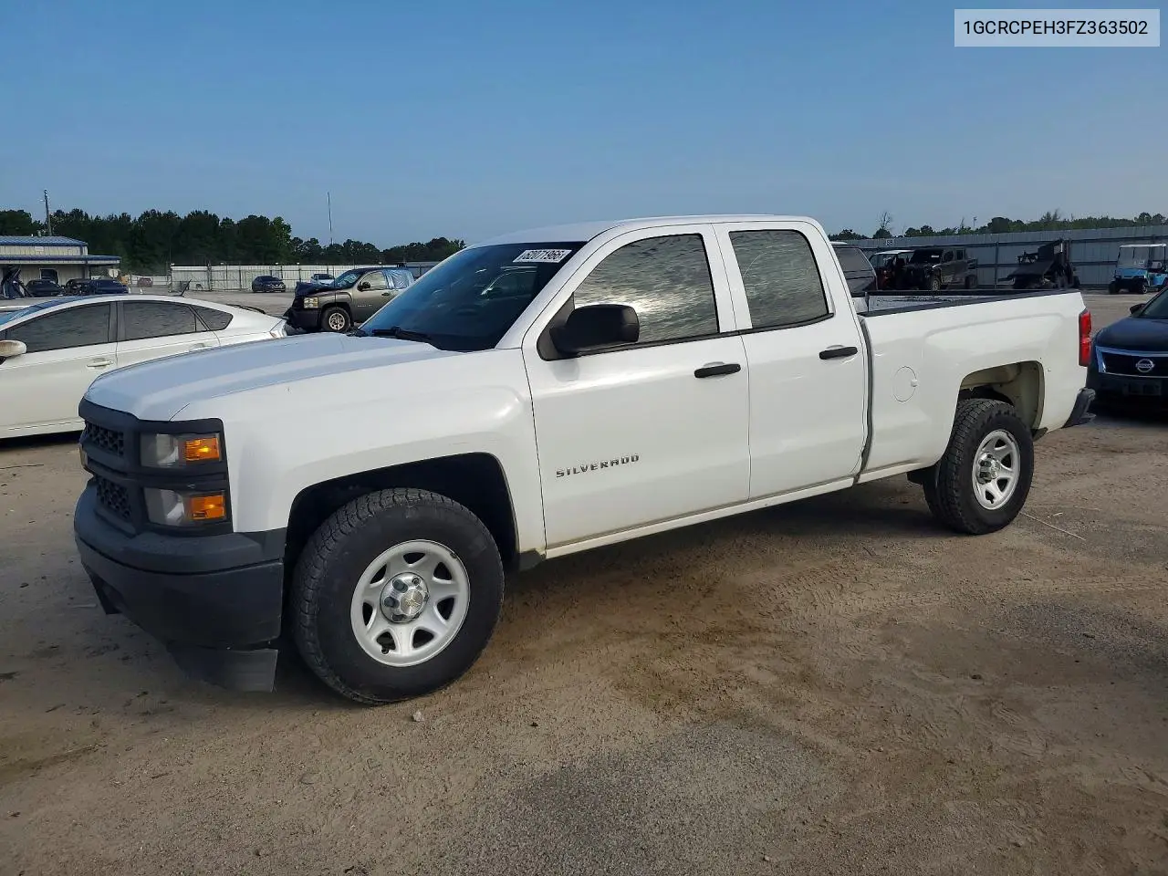 2015 Chevrolet Silverado C1500 VIN: 1GCRCPEH3FZ363502 Lot: 62071966