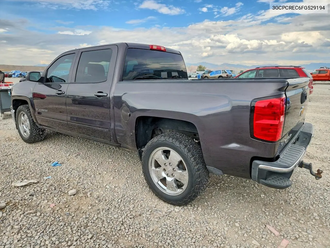 2015 Chevrolet Silverado C1500 Lt VIN: 3GCPCREC6FG529194 Lot: 62466126