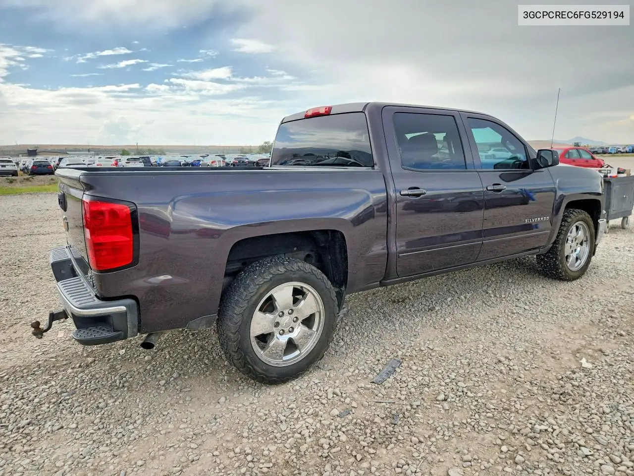 2015 Chevrolet Silverado C1500 Lt VIN: 3GCPCREC6FG529194 Lot: 62466126