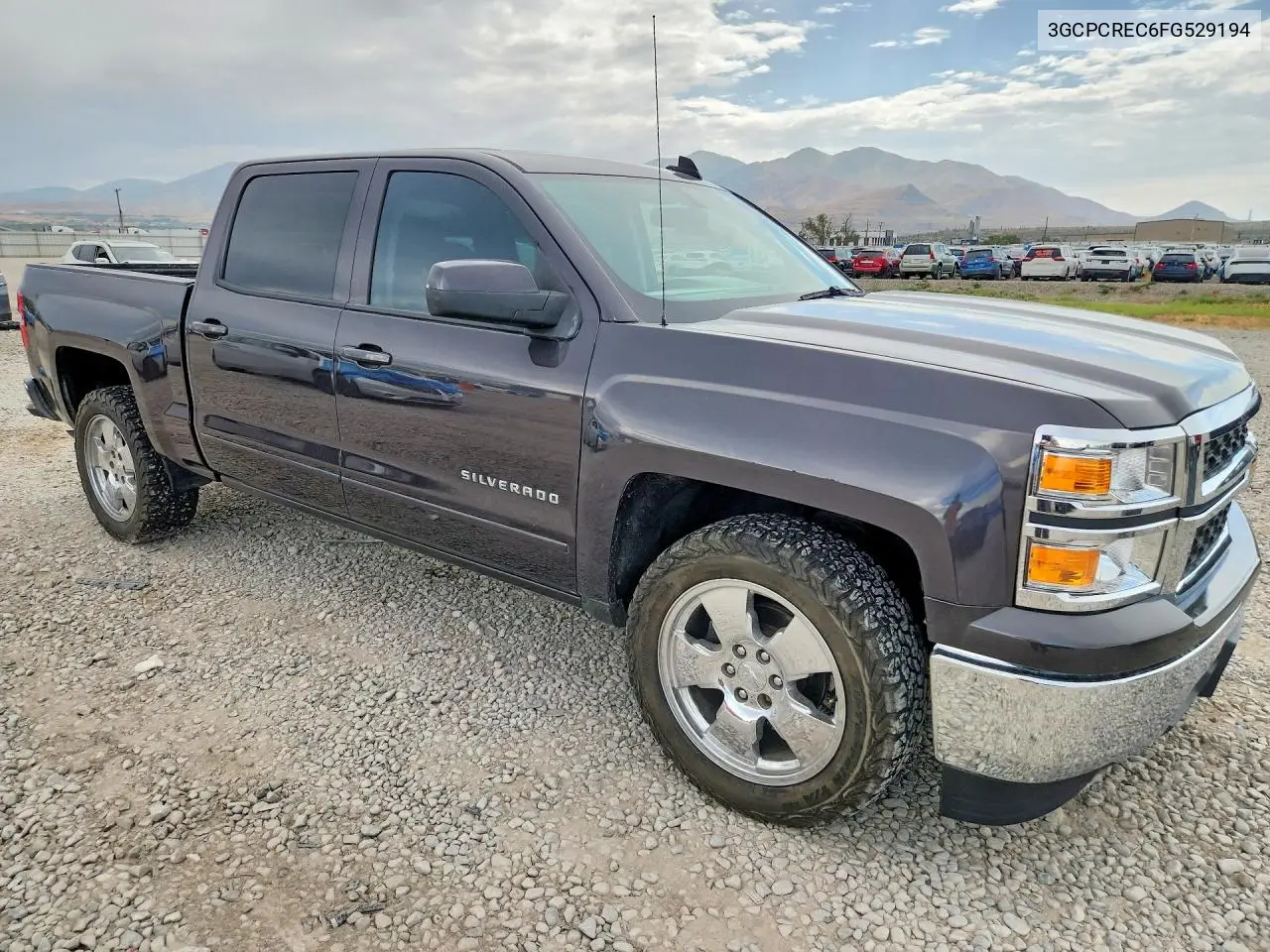 2015 Chevrolet Silverado C1500 Lt VIN: 3GCPCREC6FG529194 Lot: 62466126