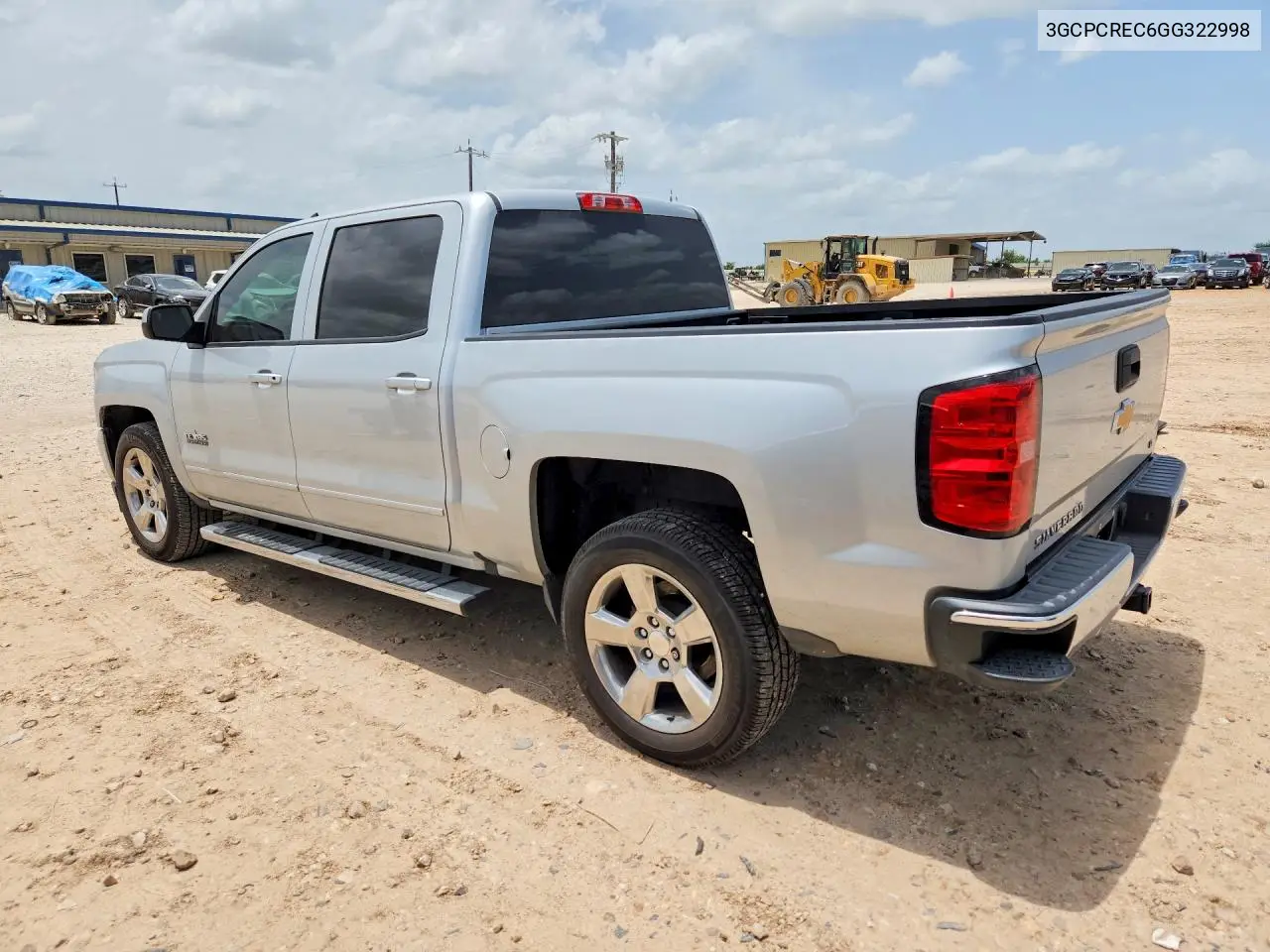 2016 Chevrolet Silverado C1500 Lt VIN: 3GCPCREC6GG322998 Lot: 61108246