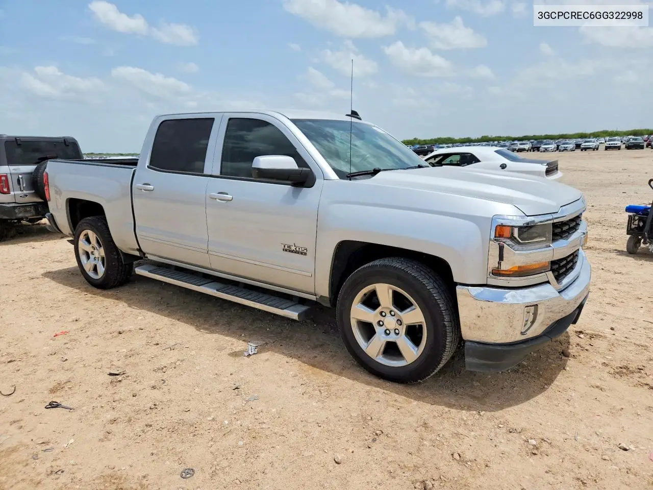 2016 Chevrolet Silverado C1500 Lt VIN: 3GCPCREC6GG322998 Lot: 61108246