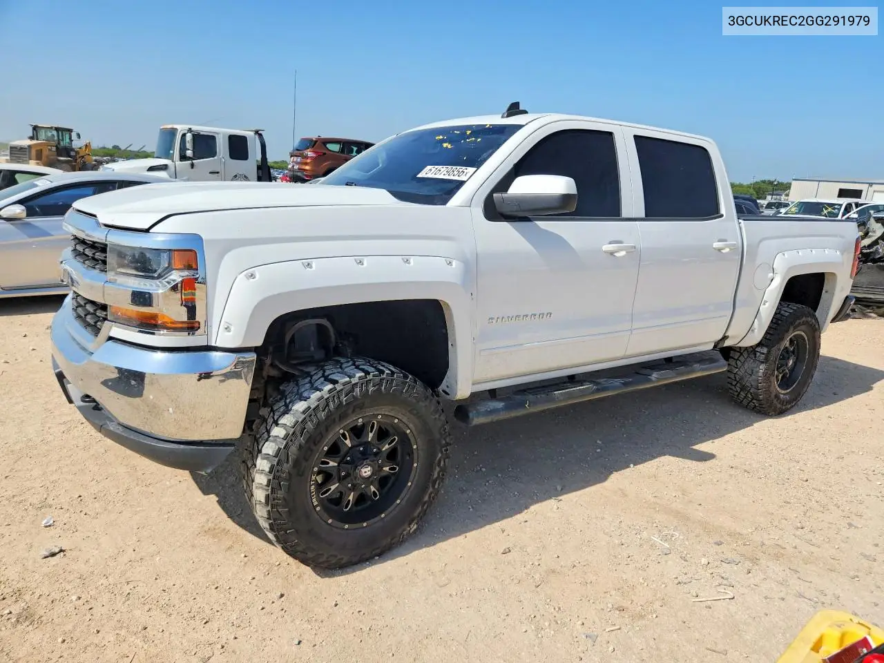 2016 Chevrolet Silverado K1500 Lt VIN: 3GCUKREC2GG291979 Lot: 61679856