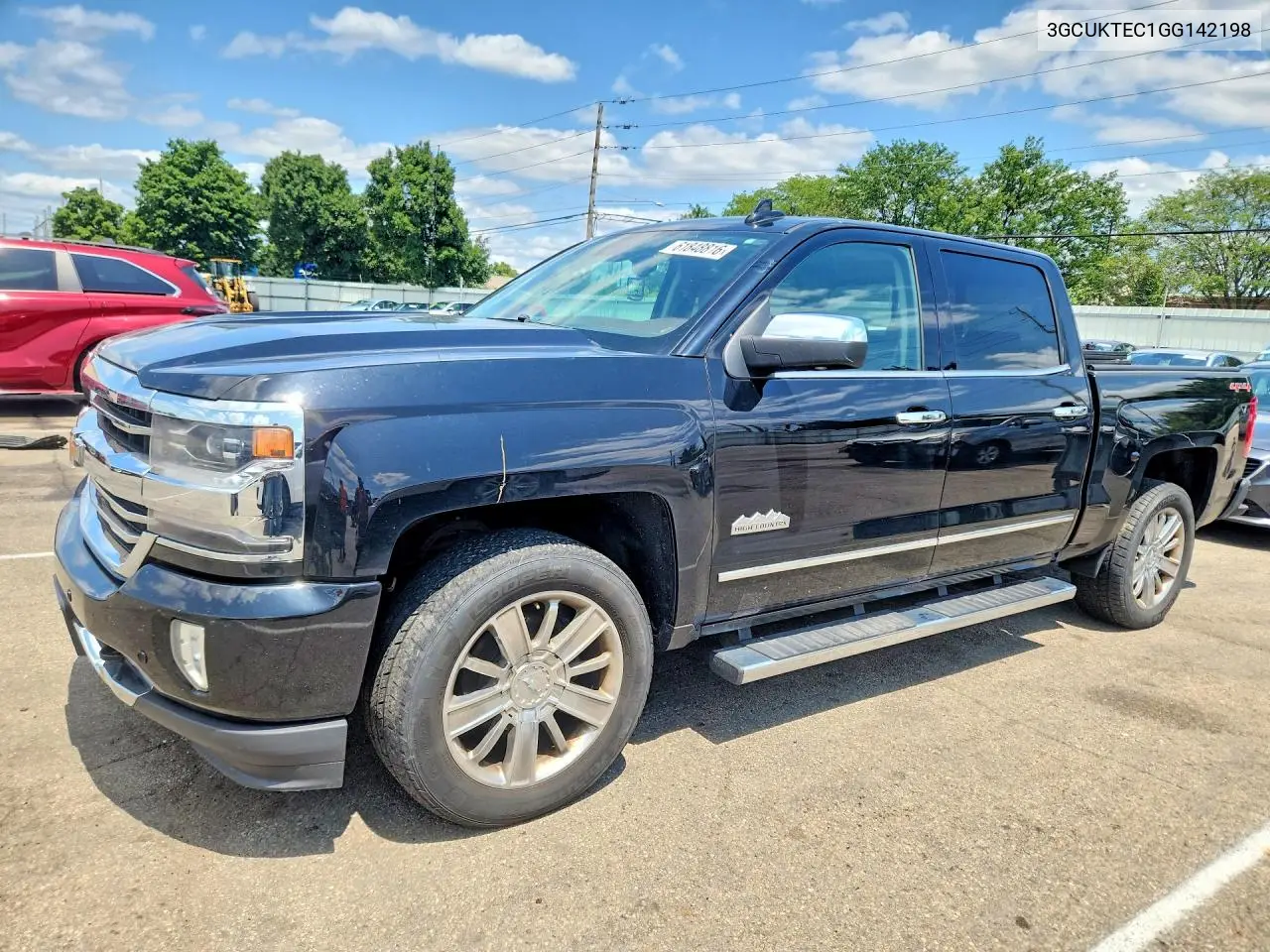 2016 Chevrolet Silverado K1500 High Country VIN: 3GCUKTEC1GG142198 Lot: 61848816