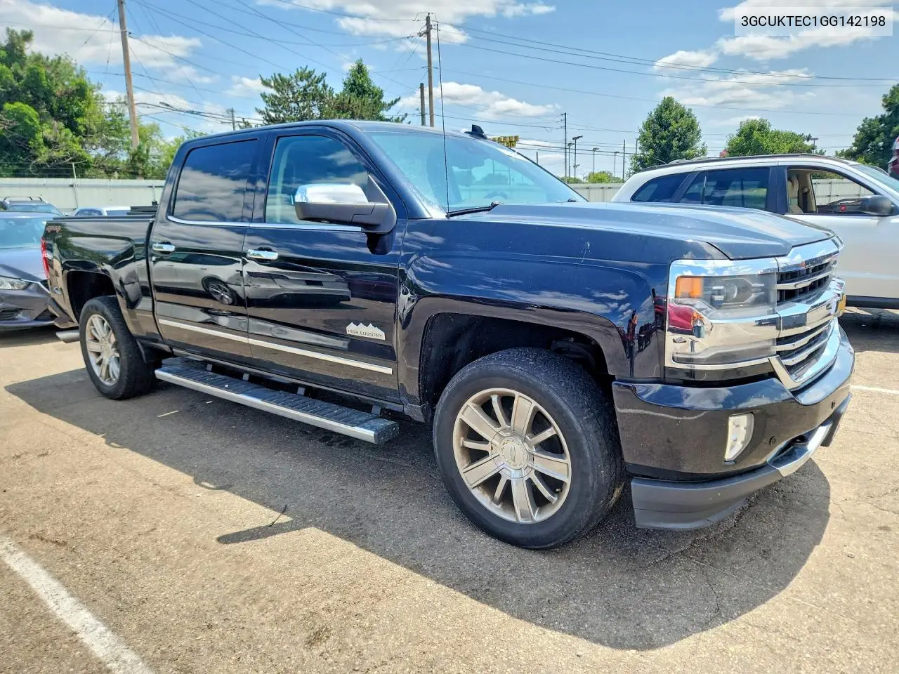 2016 Chevrolet Silverado K1500 High Country VIN: 3GCUKTEC1GG142198 Lot: 61848816