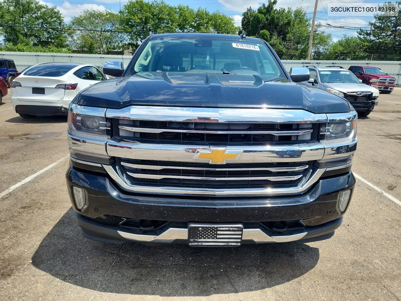 2016 Chevrolet Silverado K1500 High Country VIN: 3GCUKTEC1GG142198 Lot: 61848816