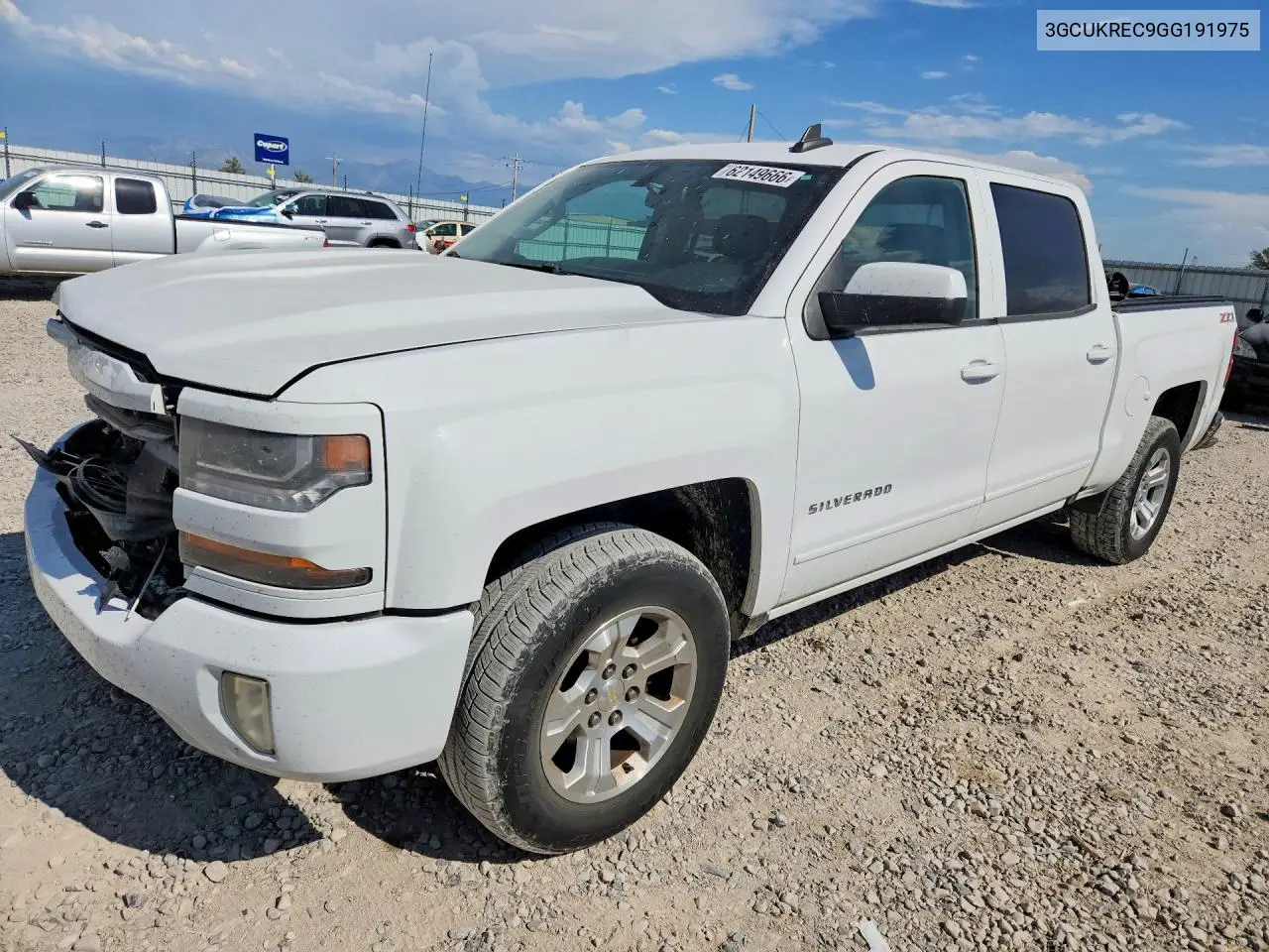 2016 Chevrolet Silverado K1500 Lt VIN: 3GCUKREC9GG191975 Lot: 62149666
