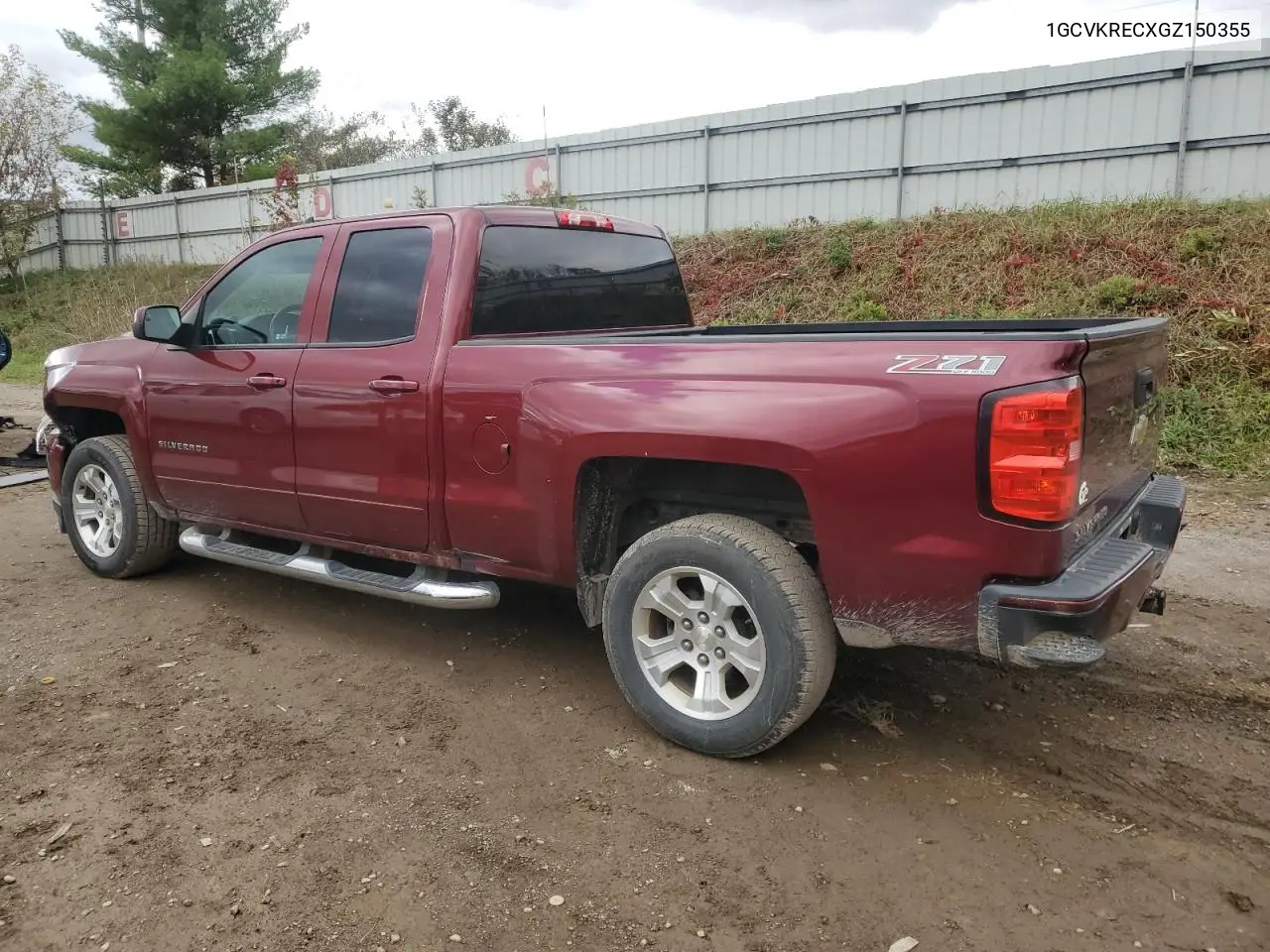 1GCVKRECXGZ150355 2016 Chevrolet Silverado K1500 Lt