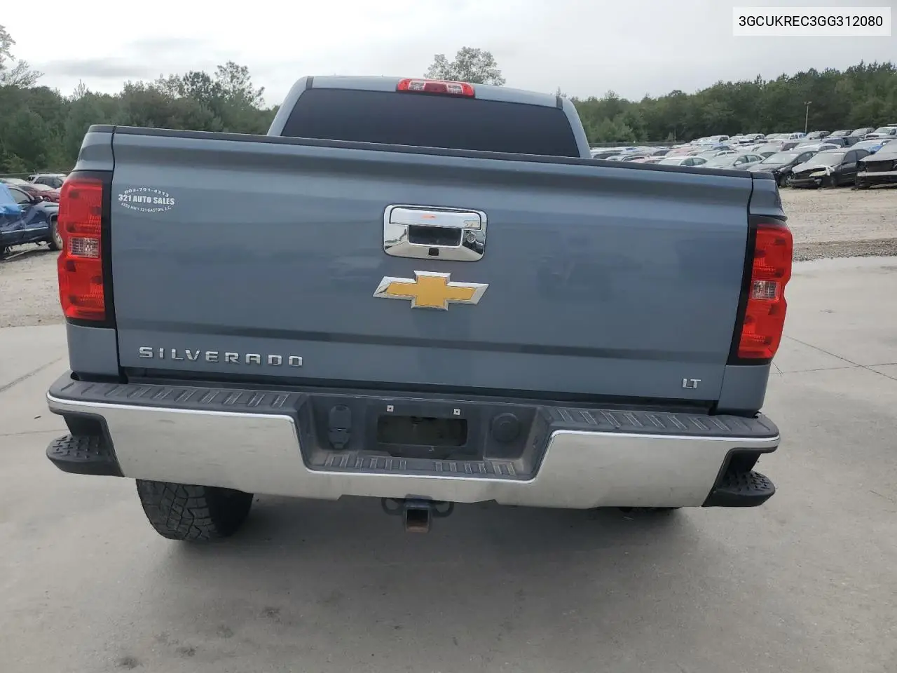 3GCUKREC3GG312080 2016 Chevrolet Silverado K1500 Lt