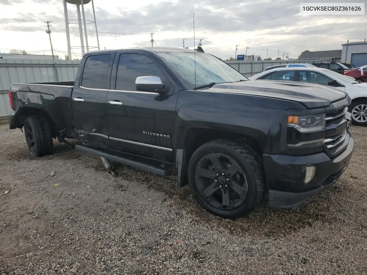 1GCVKSEC8GZ361626 2016 Chevrolet Silverado K1500 Ltz
