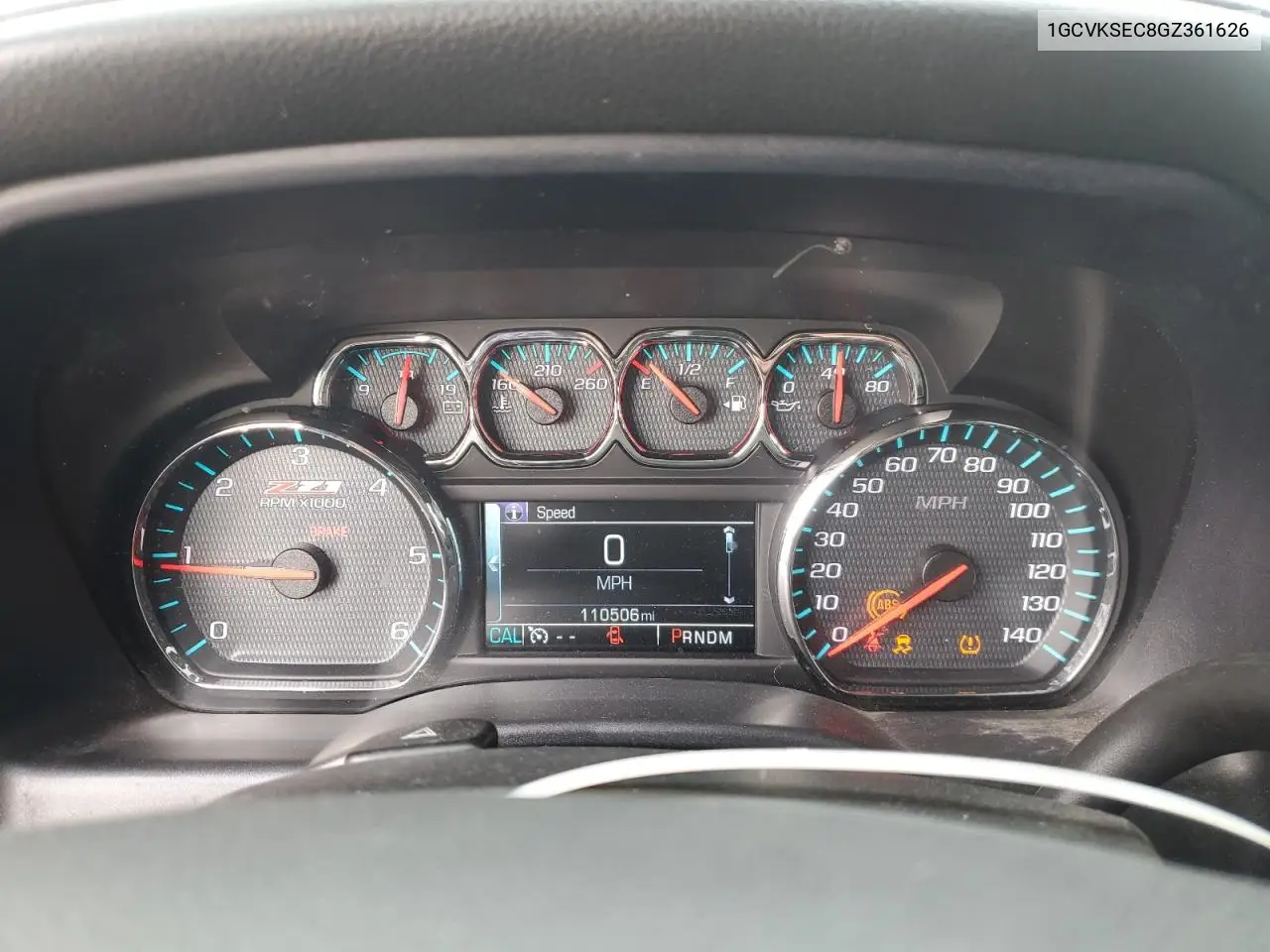 1GCVKSEC8GZ361626 2016 Chevrolet Silverado K1500 Ltz