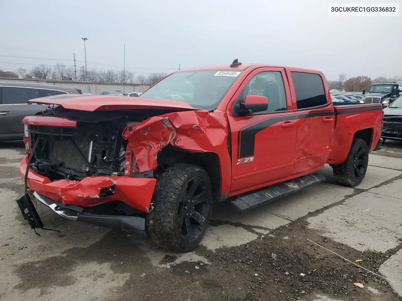 3GCUKREC1GG336832 2016 Chevrolet Silverado K1500 Lt