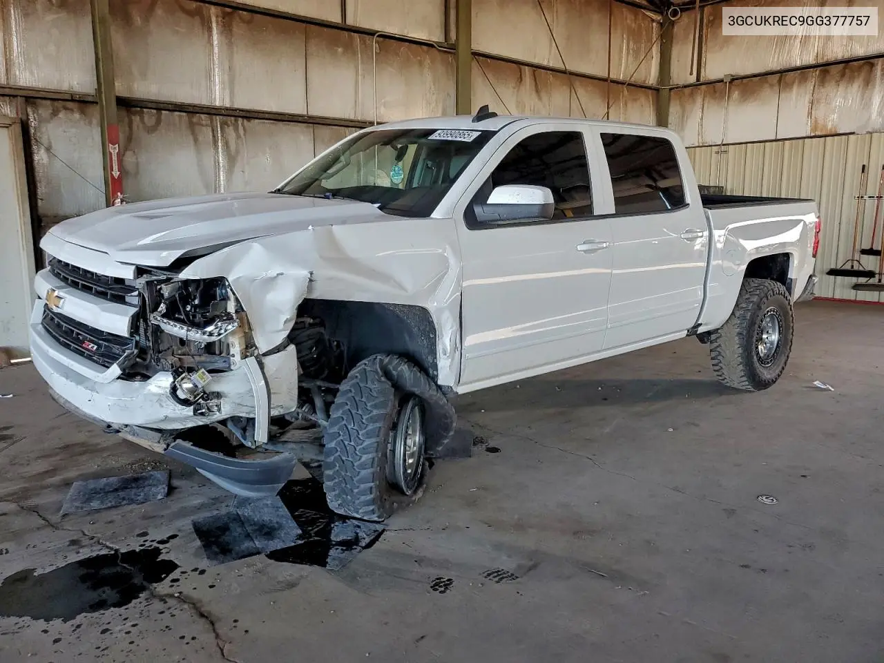 3GCUKREC9GG377757 2016 Chevrolet Silverado K1500 Lt