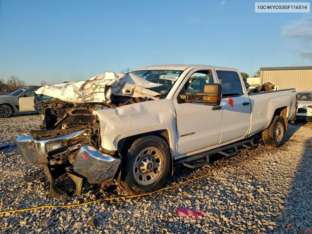 1GC4KYCG3GF116514 2016 Chevrolet Silverado K3500