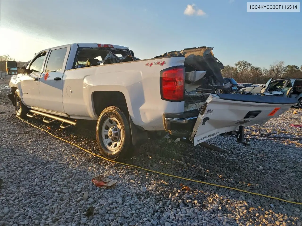 1GC4KYCG3GF116514 2016 Chevrolet Silverado K3500