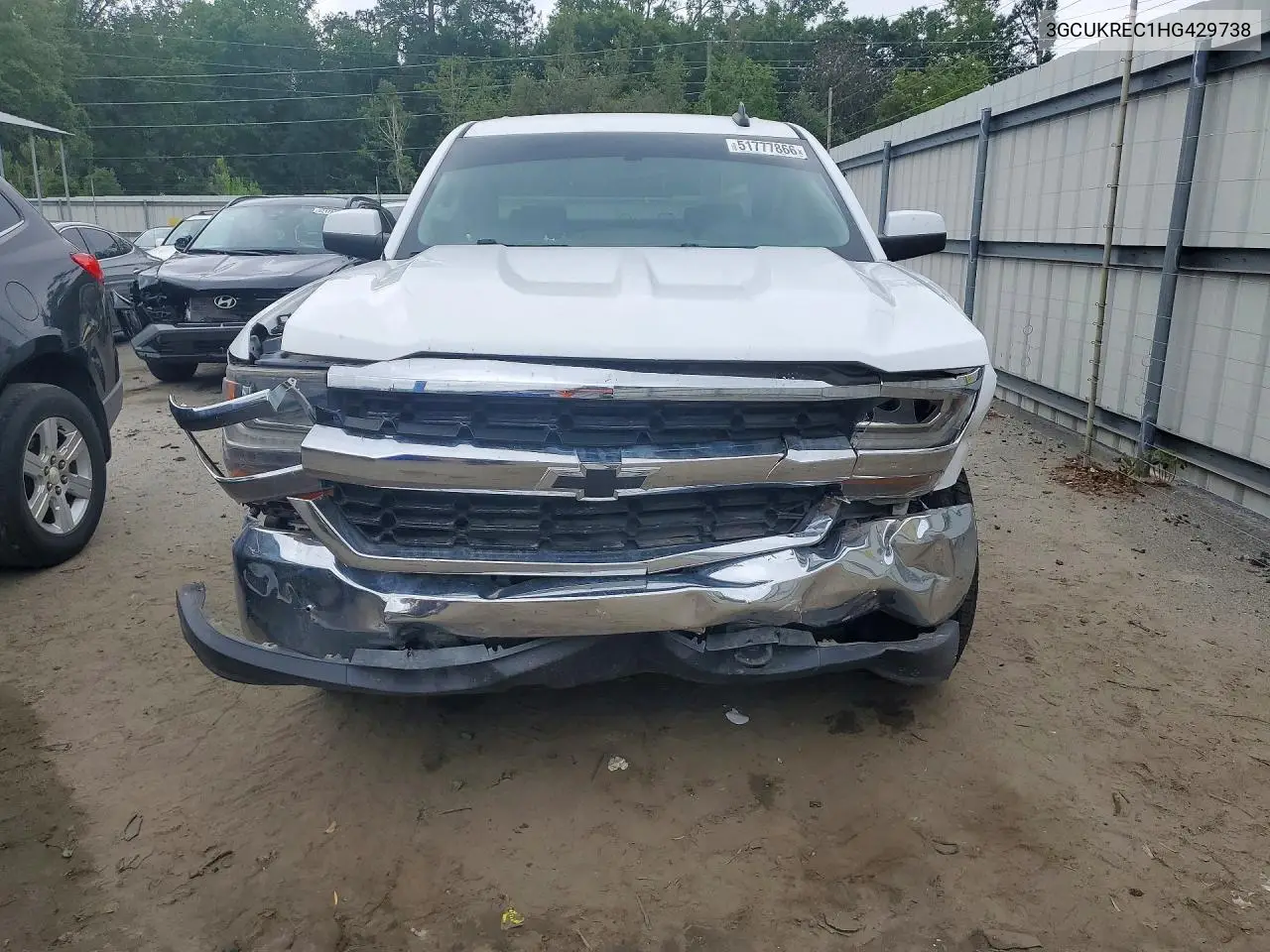 3GCUKREC1HG429738 2017 Chevrolet Silverado K1500 Lt