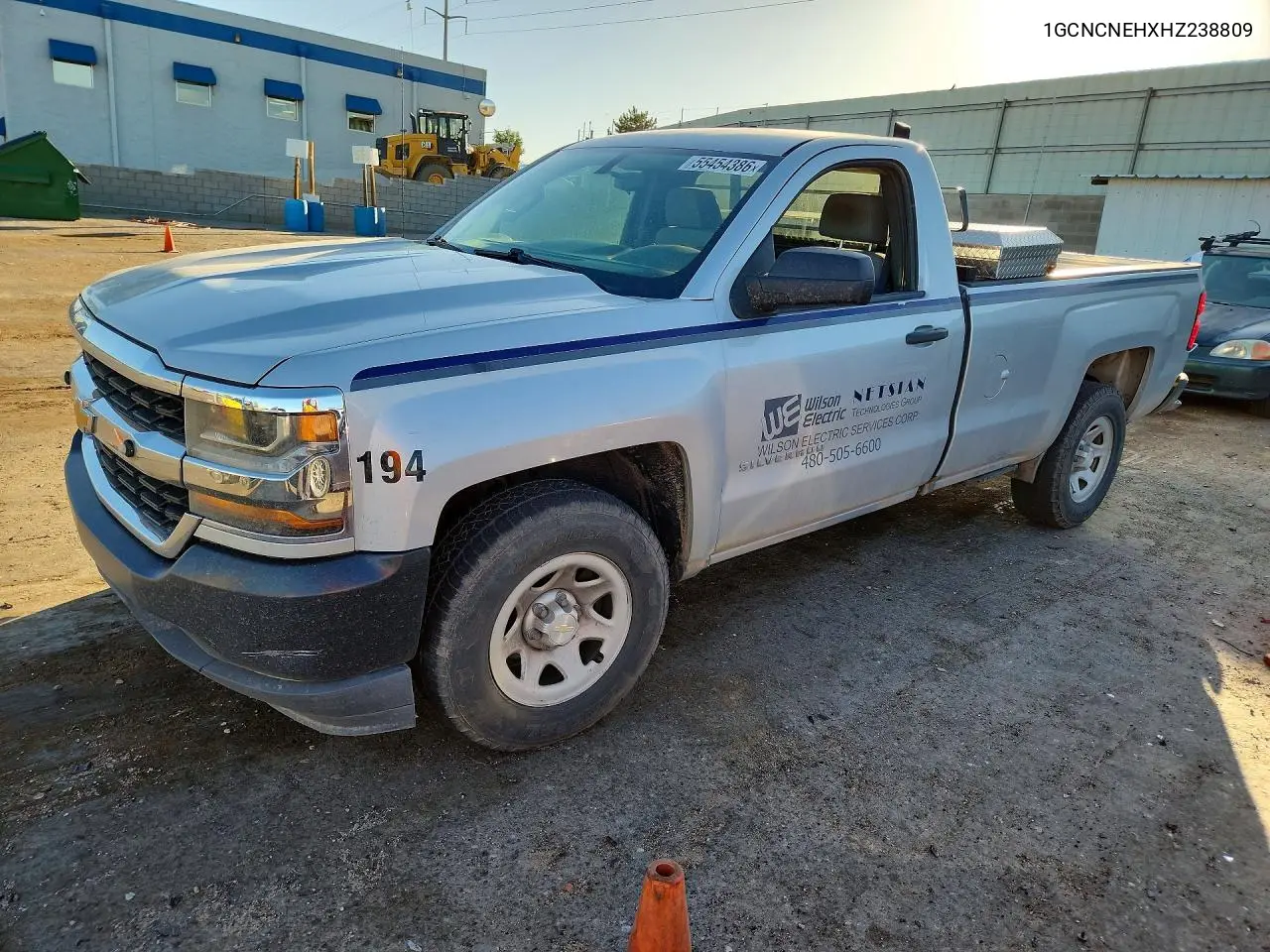 2017 Chevrolet Silverado C1500 VIN: 1GCNCNEHXHZ238809 Lot: 55454386